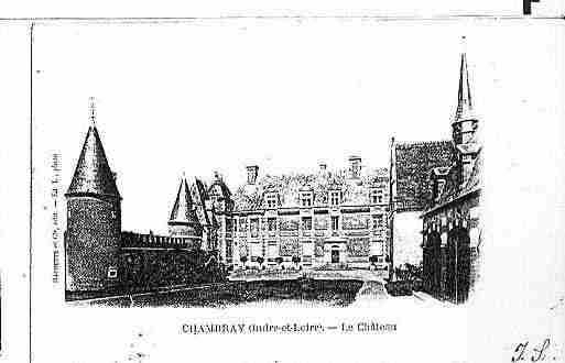 Ville de CHAMBRAYLESTOURS Carte postale ancienne