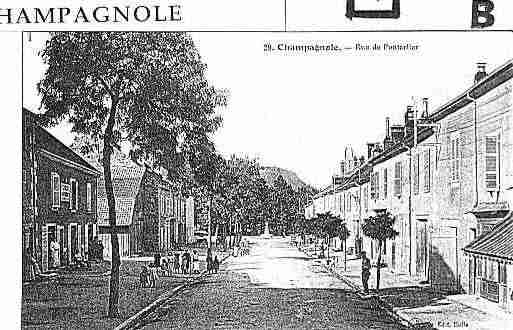 Ville de CHAMPAGNOLE Carte postale ancienne