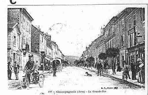 Ville de CHAMPAGNOLE Carte postale ancienne