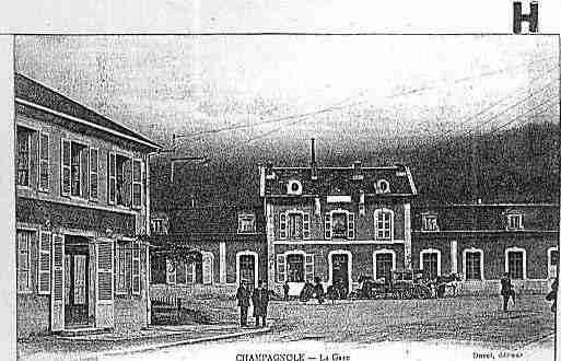 Ville de CHAMPAGNOLE Carte postale ancienne