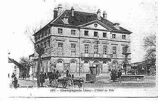 Ville de CHAMPAGNOLE Carte postale ancienne