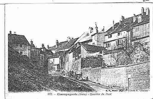 Ville de CHAMPAGNOLE Carte postale ancienne