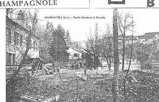 Ville de CHAMPAGNOLE Carte postale ancienne Ville de CHAMPAGNOLE Carte postale ancienne