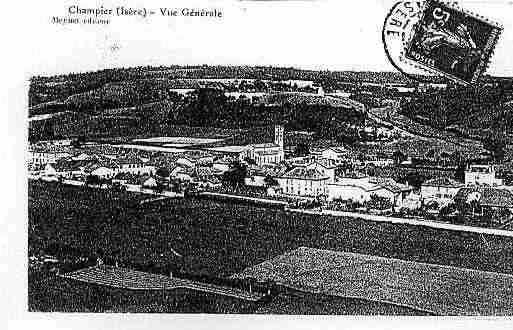 Ville de CHAMPIER Carte postale ancienne