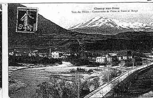 Ville de CHAMPSURDRAC Carte postale ancienne