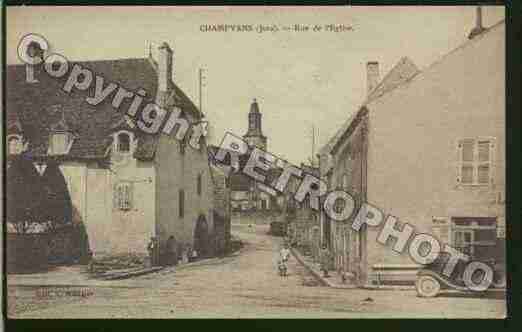 Ville de CHAMPVANS Carte postale ancienne