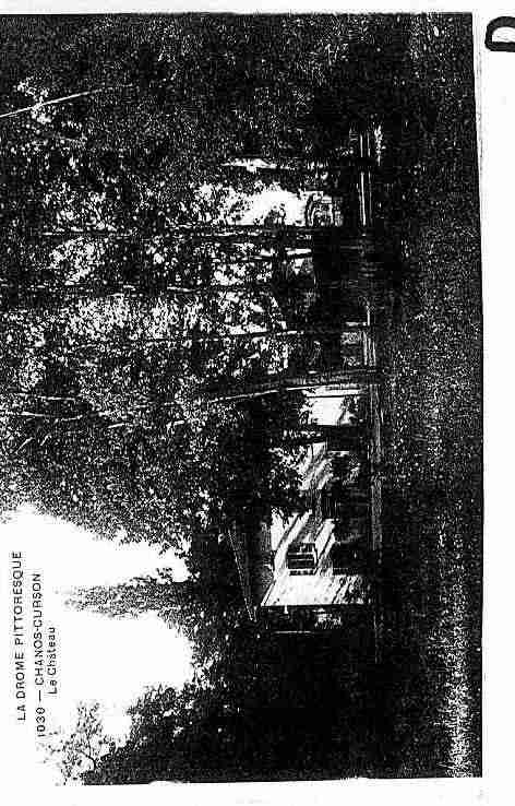 Ville de CHANOSCURSON Carte postale ancienne