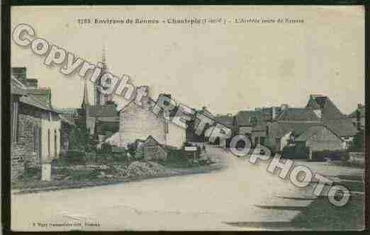 Ville de CHANTEPIE Carte postale ancienne