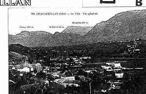 Ville de CHAPAREILLAN Carte postale ancienne