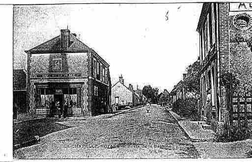 Ville de CHAPELLEROYALE Carte postale ancienne