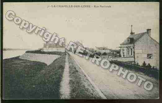 Ville de CHAPELLESURLOIRE(LA) Carte postale ancienne