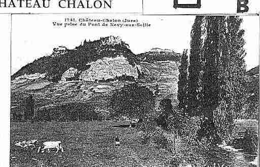 Ville de CHATEAUCHALON Carte postale ancienne