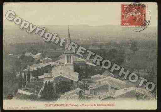 Ville de CHATEAUDOUBLE Carte postale ancienne