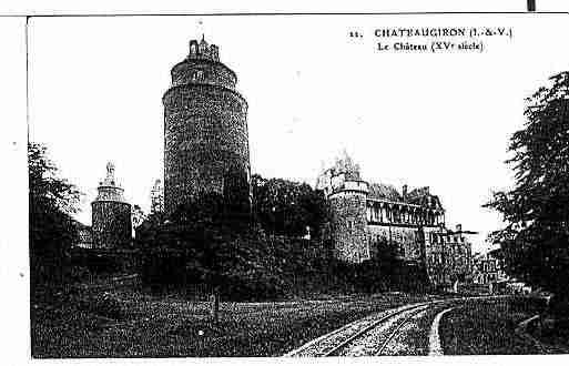 Ville de CHATEAUGIRON Carte postale ancienne