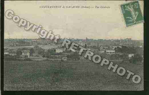 Ville de CHATEAUNEUFDEGALAURE Carte postale ancienne