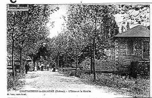 Ville de CHATEAUNEUFDEGALAURE Carte postale ancienne