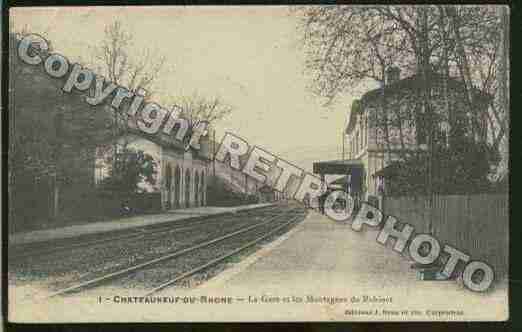 Ville de CHATEAUNEUFDURHONE Carte postale ancienne