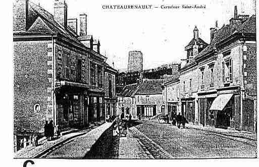 Ville de CHATEAURENAULT Carte postale ancienne