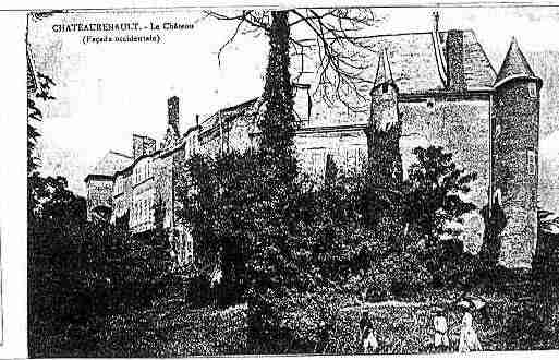 Ville de CHATEAURENAULT Carte postale ancienne