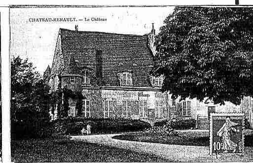 Ville de CHATEAURENAULT Carte postale ancienne