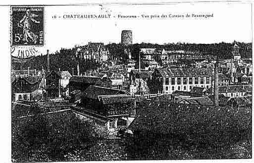 Ville de CHATEAURENAULT Carte postale ancienne