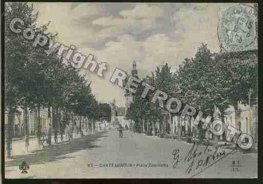 Ville de CHATEAUROUX Carte postale ancienne