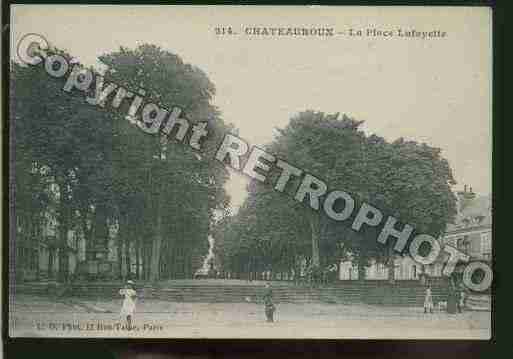 Ville de CHATEAUROUX Carte postale ancienne