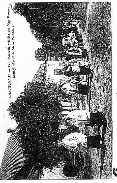 Ville de CHATELNEUF Carte postale ancienne