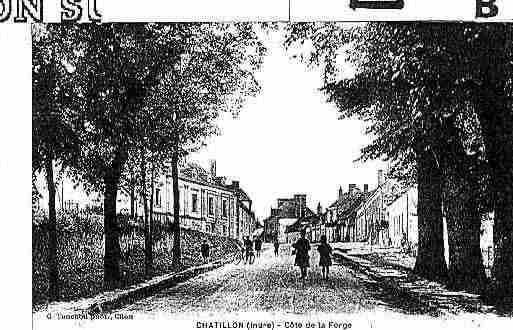 Ville de CHATILLONSURINDRE Carte postale ancienne