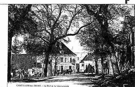 Ville de CHATILLONSURINDRE Carte postale ancienne