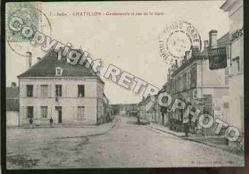 Ville de CHATILLONSURINDRE Carte postale ancienne
