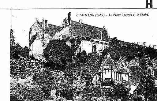 Ville de CHATILLONSURINDRE Carte postale ancienne