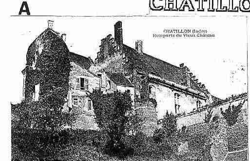 Ville de CHATILLONSURINDRE Carte postale ancienne