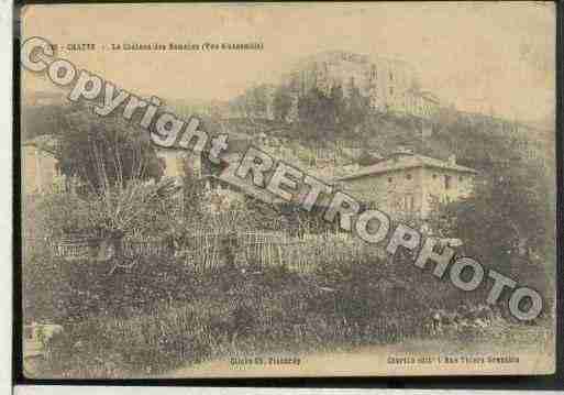 Ville de CHATTE Carte postale ancienne