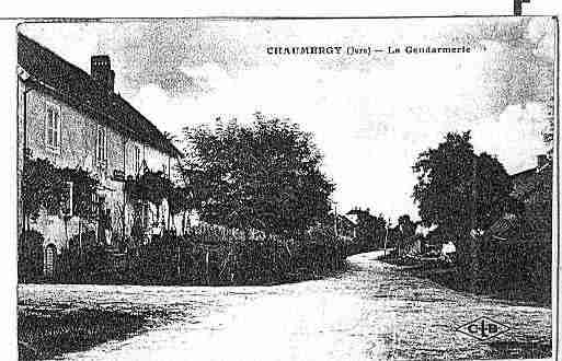 Ville de CHAUMERGY Carte postale ancienne