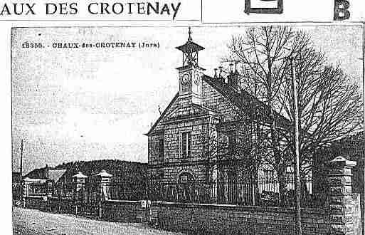 Ville de CHAUXDESCROTENAY Carte postale ancienne Ville de CHAUXDESCROTENAY Carte postale ancienne