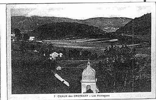 Ville de CHAUXDESCROTENAY Carte postale ancienne