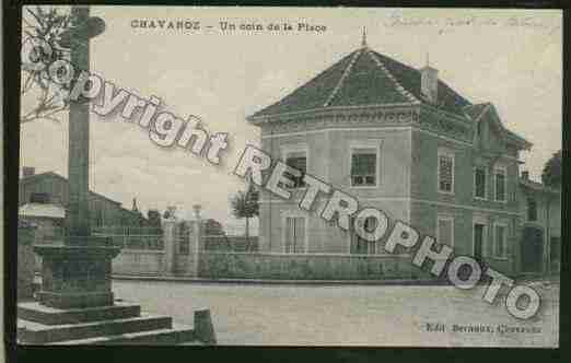 Ville de CHAVANOZ Carte postale ancienne