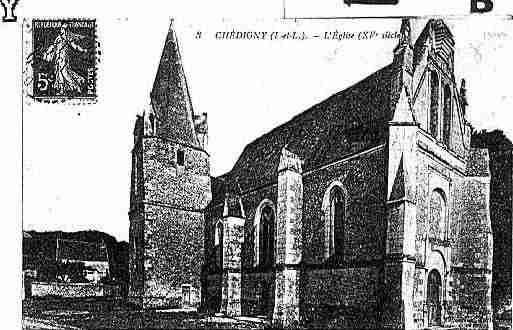 Ville de CHEDIGNY Carte postale ancienne