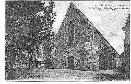 Ville de CHERISY Carte postale ancienne