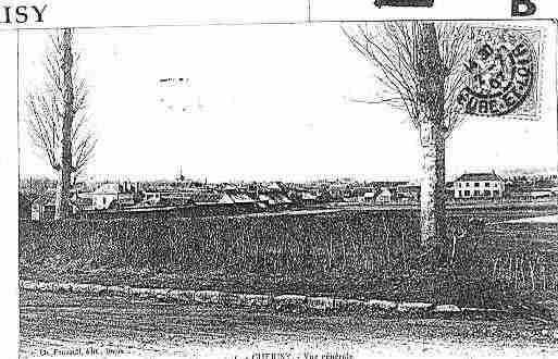 Ville de CHERISY Carte postale ancienne