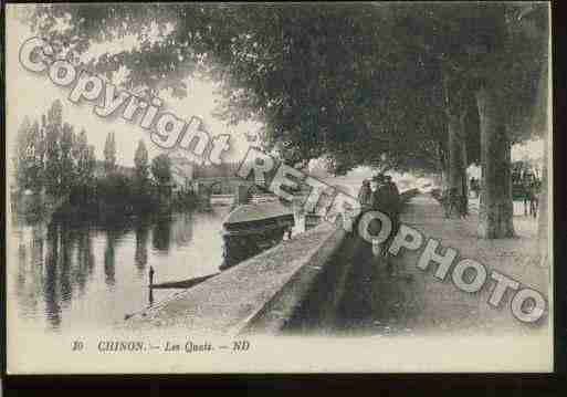 Ville de CHINON Carte postale ancienne