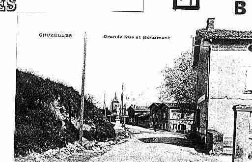 Ville de CHUZELLES Carte postale ancienne