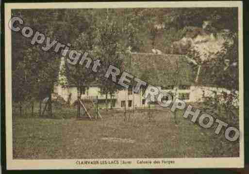 Ville de CLAIRVAUXLESLACS Carte postale ancienne