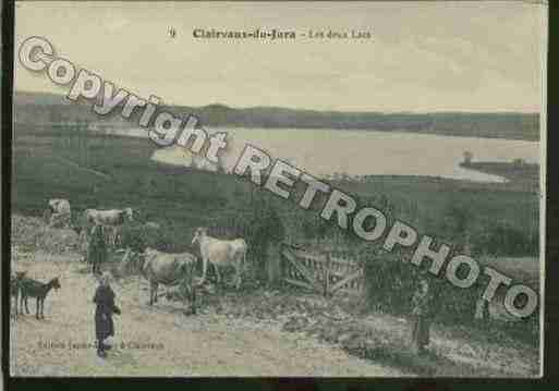 Ville de CLAIRVAUXLESLACS Carte postale ancienne