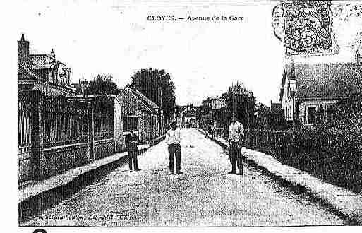 Ville de CLOYESSURLELOIR Carte postale ancienne Ville de CLOYESSURLELOIR Carte postale ancienne