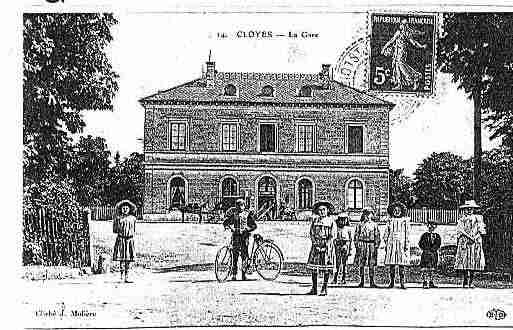 Ville de CLOYESSURLELOIR Carte postale ancienne