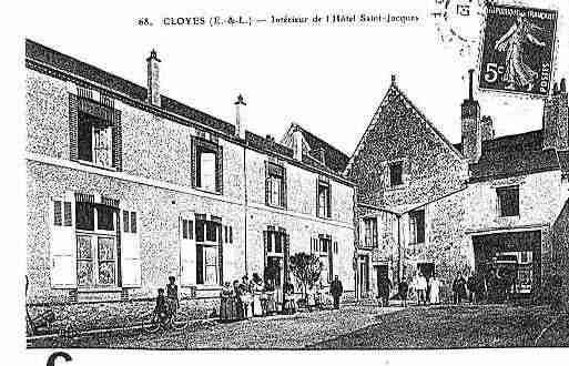 Ville de CLOYESSURLELOIR Carte postale ancienne
