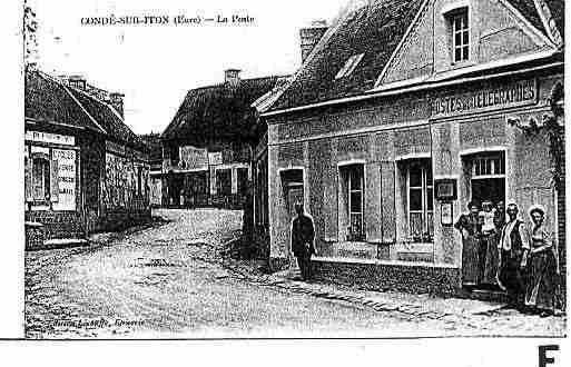 Ville de CONDESURITON Carte postale ancienne