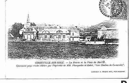 Ville de CORNEVILLESURRISLE Carte postale ancienne
